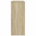 Armario de baño madera contrachapada roble Sonoma 60x33x80 cm