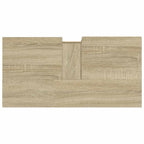 Armario de lavabo de baño madera roble Sonoma 65x33x60 cm