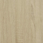 Armario de lavabo de baño madera roble Sonoma 65x33x60 cm