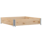 Jardinera de madera maciza de pino 100x100 cm
