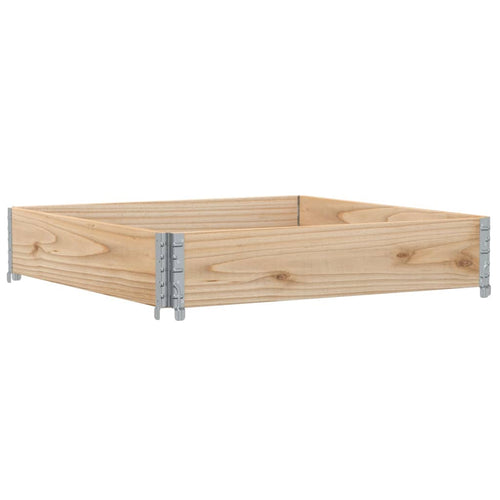 Jardinera de madera maciza de pino 100x100 cm