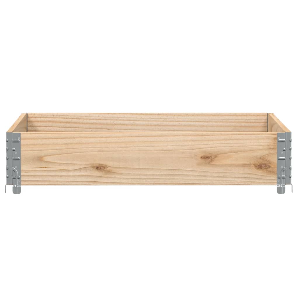 Jardinera de madera maciza de pino 100x100 cm