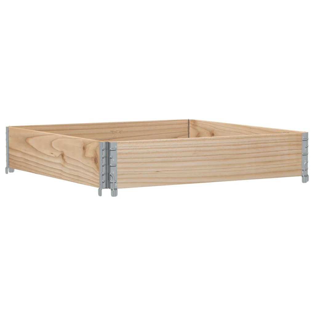 Jardinera de madera maciza de pino 100x100 cm
