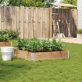 Jardinera de madera maciza de pino 100x100 cm