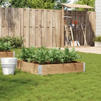 Jardinera de madera maciza de pino 100x100 cm