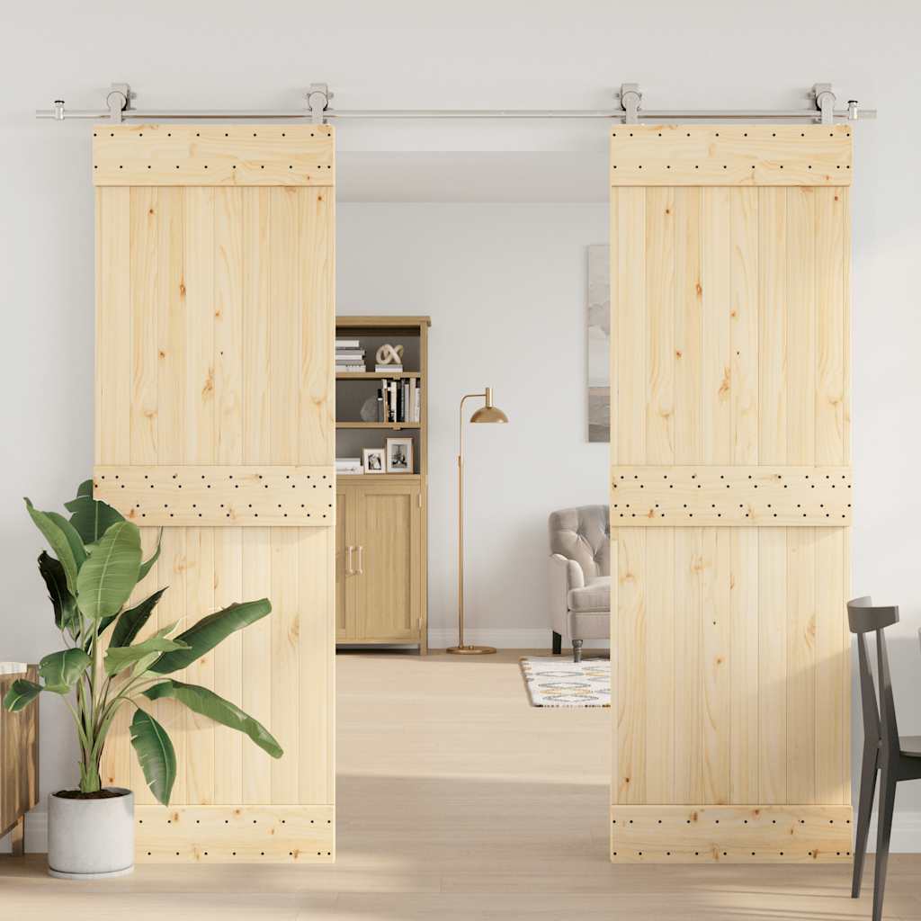 Soportes derivación puerta granero 4 unidades