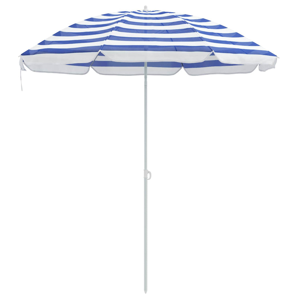 Parasol de playa Azul y 206 x 206 x 212 cm Poliéster y metal