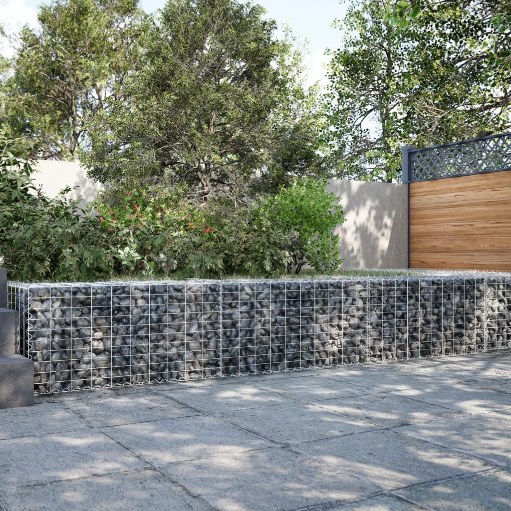 Cesta de gaviones con cubierta hierro galvanizado