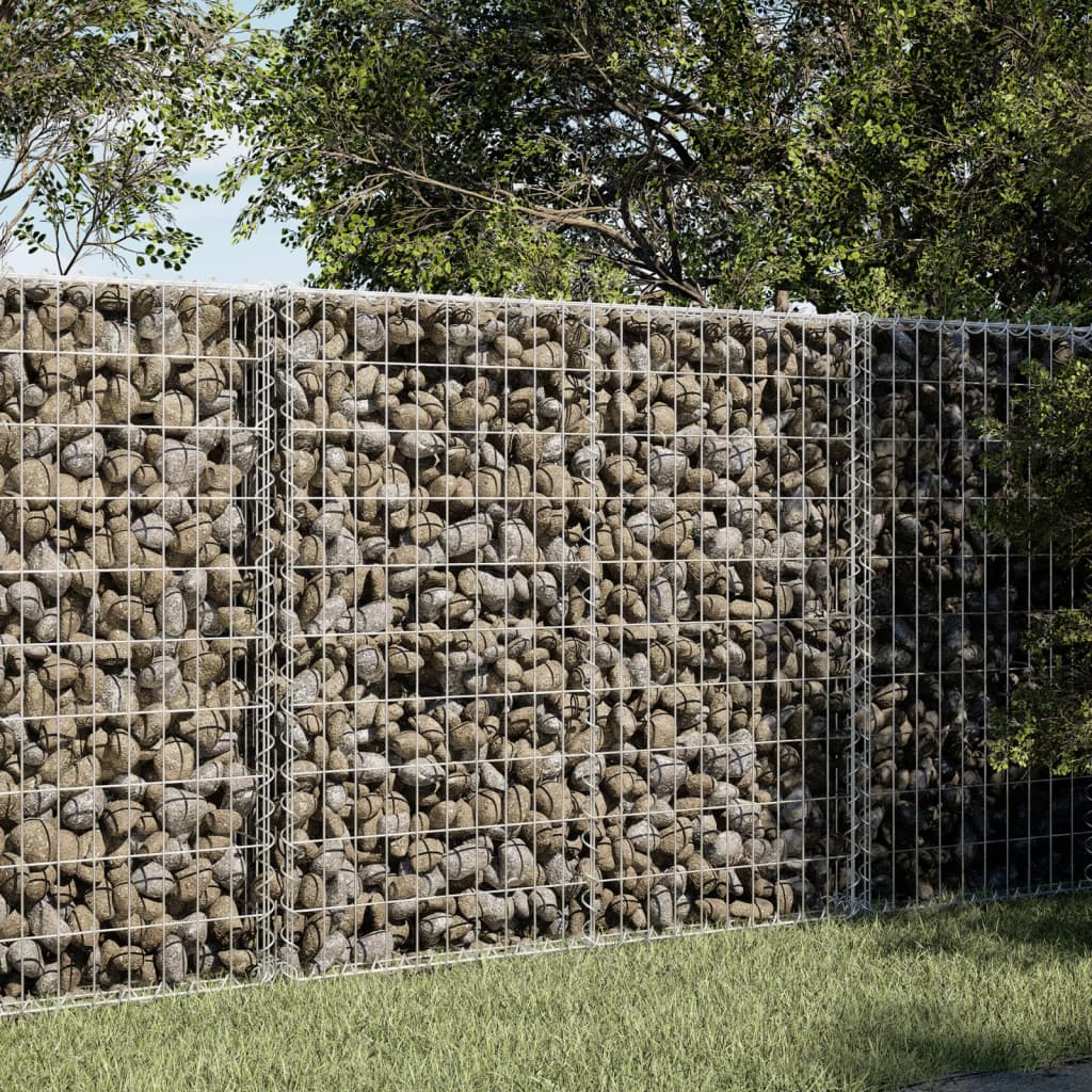 Cesta de gaviones con cubierta hierro galvanizado