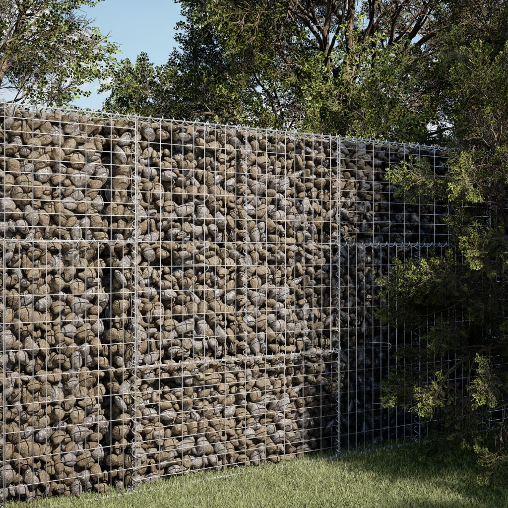Cesta de gaviones con cubierta hierro galvanizado