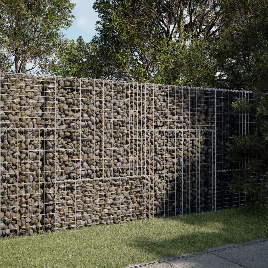 Cesta de gaviones con cubierta hierro galvanizado