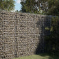 Cesta de gaviones con cubierta hierro galvanizado
