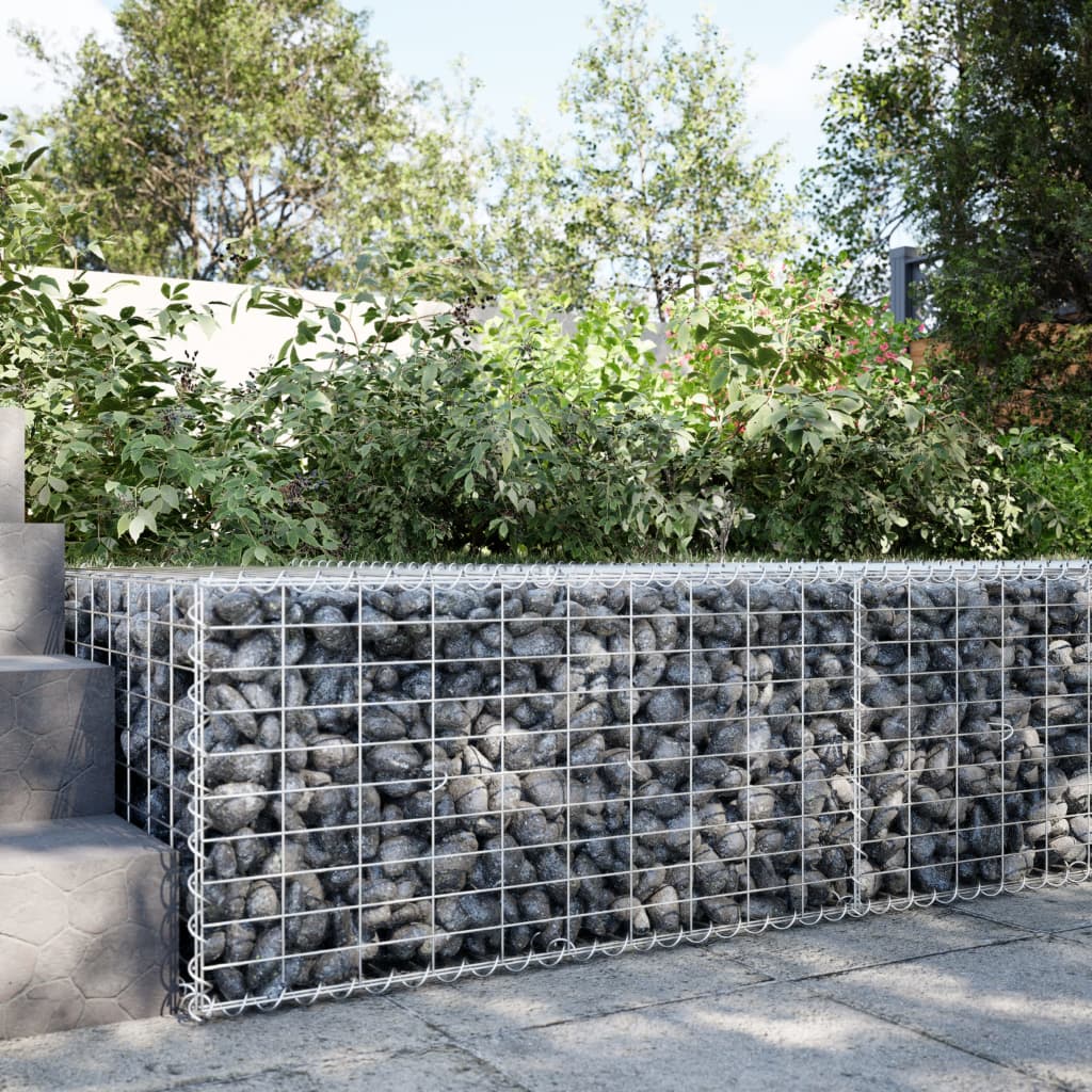 Cesta de gaviones con cubierta hierro galvanizado