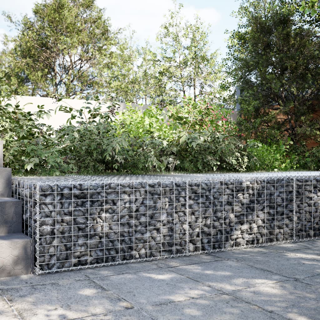 Cesta de gaviones con cubierta hierro galvanizado