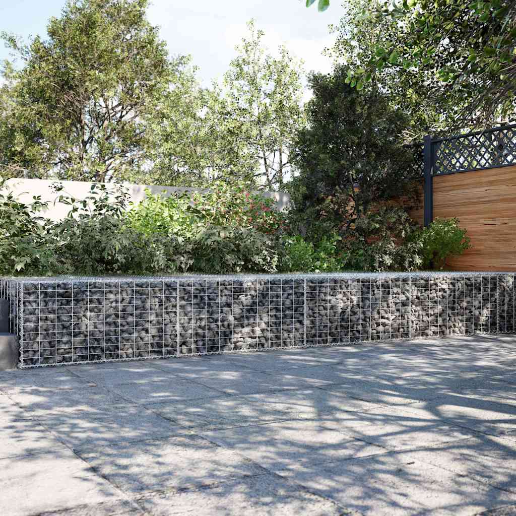 Cesta de gaviones con cubierta hierro galvanizado
