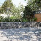Cesta de gaviones con cubierta hierro galvanizado 1000x100x50cm