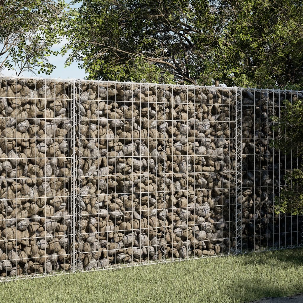 Cesta de gaviones con cubierta hierro galvanizado