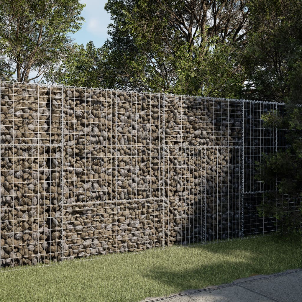 Cesta de gaviones con cubierta hierro galvanizado