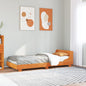 Cama sin colchón madera maciza de pino blanca 180x200 cm