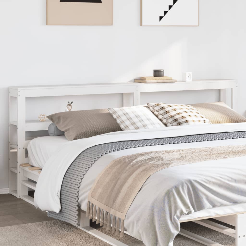 Cabecero 100 cm Madera Maciza Acacia y Hierro