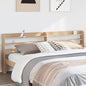 Solid pine headboard with shelves 100 cm