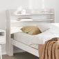 Solid pine headboard with shelves 100 cm