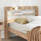 Solid pine headboard with shelves 100 cm