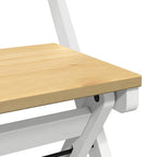 Set comedor plegable mariposa 5 pzas Corona madera pino blanco