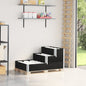 Arriate elevado de 3 niveles madera maciza de pino 120x80 cm