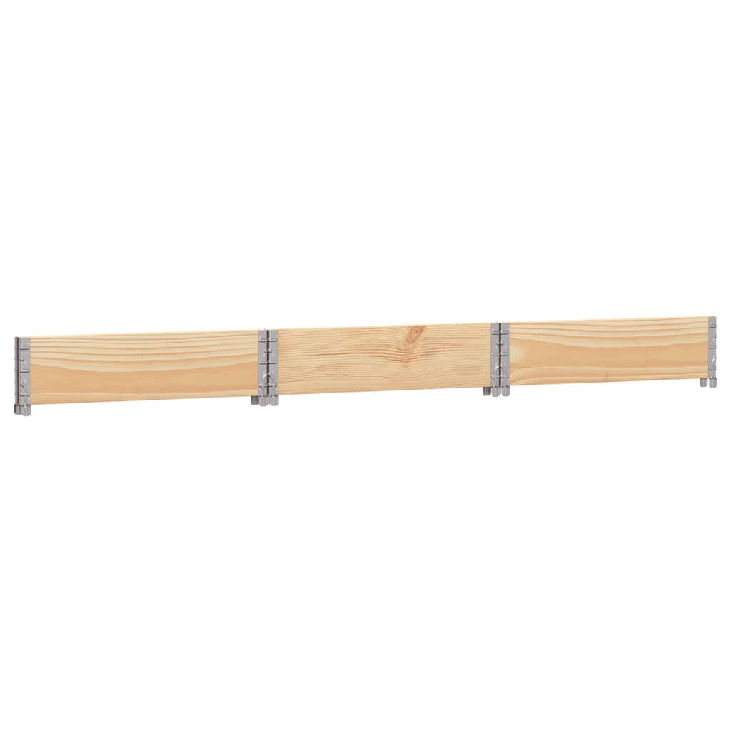 Arriate elevado hexagonal madera maciza de pino 160x160 cm