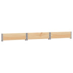 Arriate elevado hexagonal madera maciza de pino 160x160 cm
