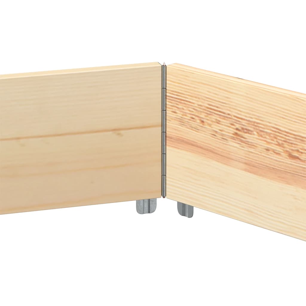 Arriate elevado hexagonal madera maciza de pino 160x160 cm