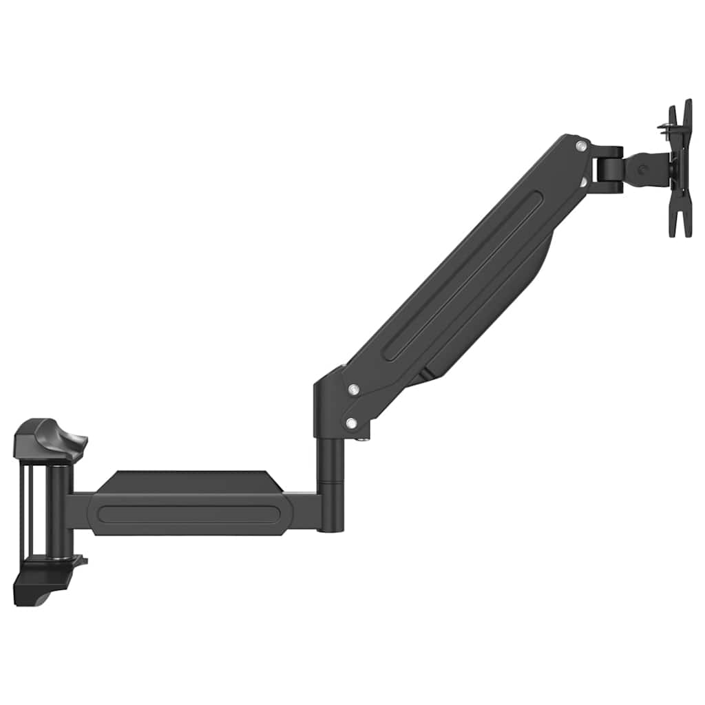 Soporte de pared para monitor máximo 27'' resorte de gas 10 kg