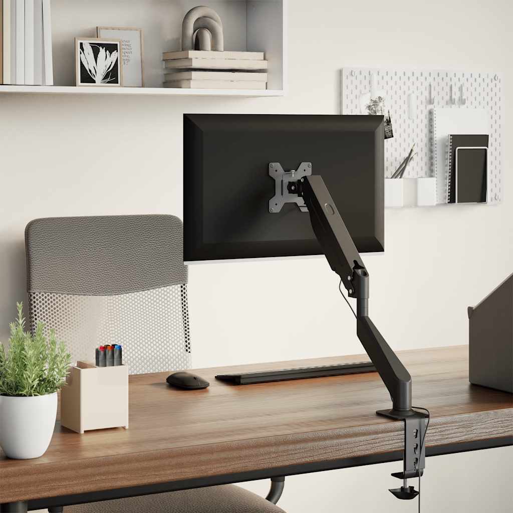 Brazo de monitor único pantalla máxima 27'' resorte de gas 10kg