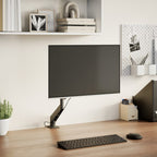 Brazo de monitor único pantalla máxima 27'' resorte de gas 10kg