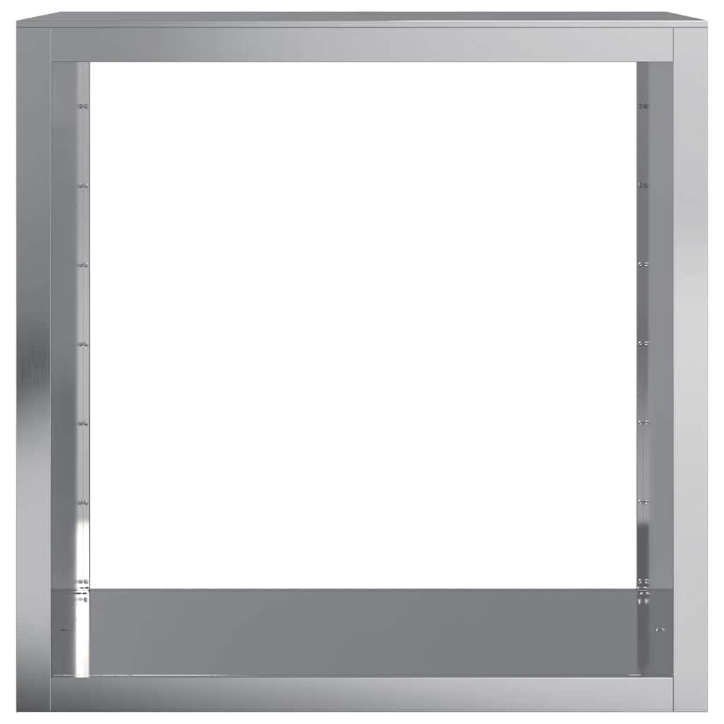 Leñero acero galvanizado 100x40x100 cm