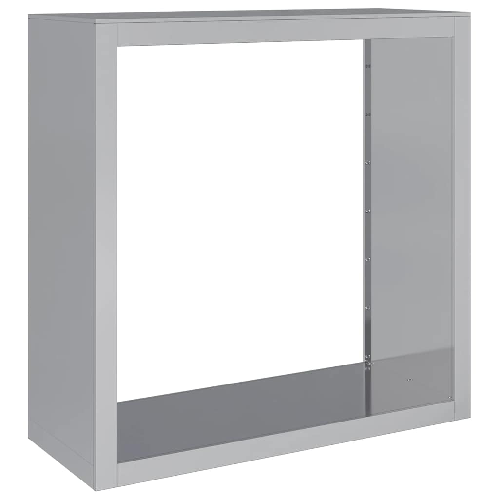 Leñero acero galvanizado 100x40x100 cm
