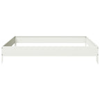 Arriate de acero blanco 100x100x18,5 cm