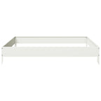 Arriate de acero blanco 100x100x18,5 cm
