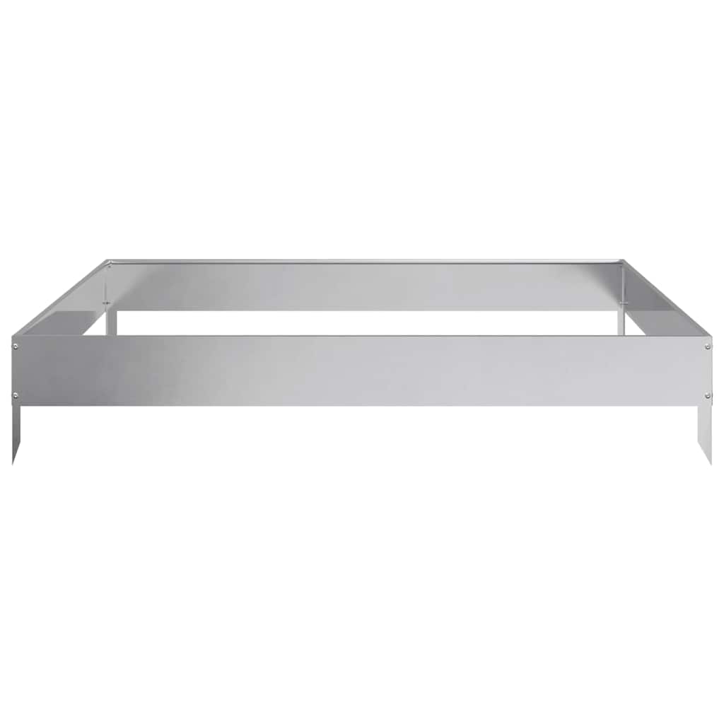 Jardinera de acero galvanizado 100x100x18,5 cm