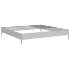 Jardinera de acero galvanizado 100x100x18,5 cm