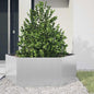 Floreira hexagonal em aço branco 138x120x45 cm