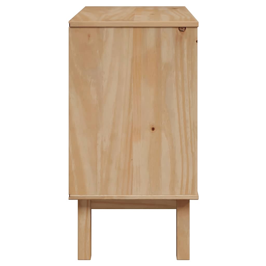 Mueble de recibidor OTTA madera maciza de pino 75x40x75 cm