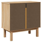 Mueble de recibidor OTTA madera maciza de pino 75x40x75 cm