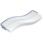 Colchón de espuma viscoelástica blanca 70x200x17 cm suave