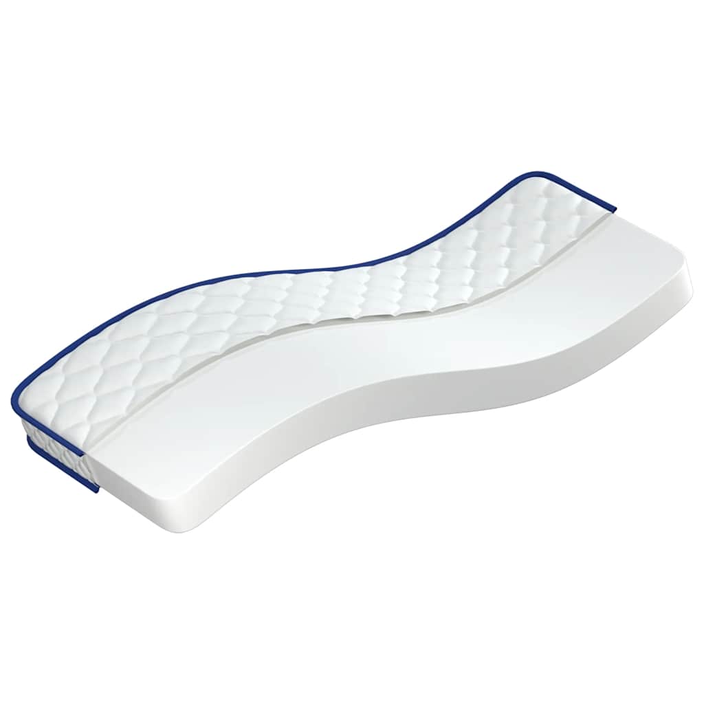 Colchón de espuma viscoelástica blanca 70x200x17 cm suave