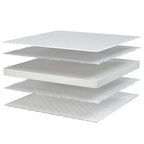 Colchón de espuma viscoelástica blanca 70x200x17 cm suave