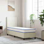 Colchón de espuma viscoelástica blanca 70x200x17 cm suave