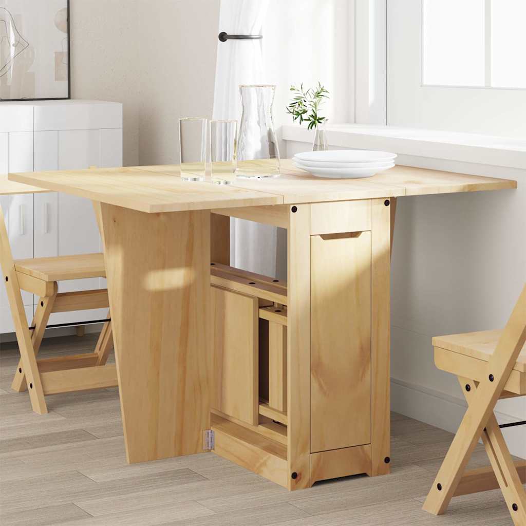 Mesa de comedor 140x70x75 cm madera maciza acacia