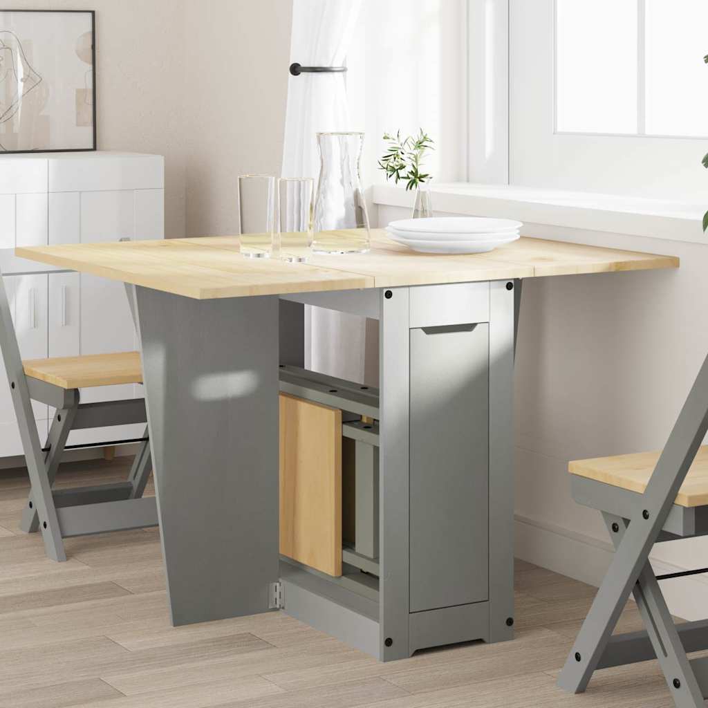 Mesa de comedor 140x70x75 cm madera maciza acacia